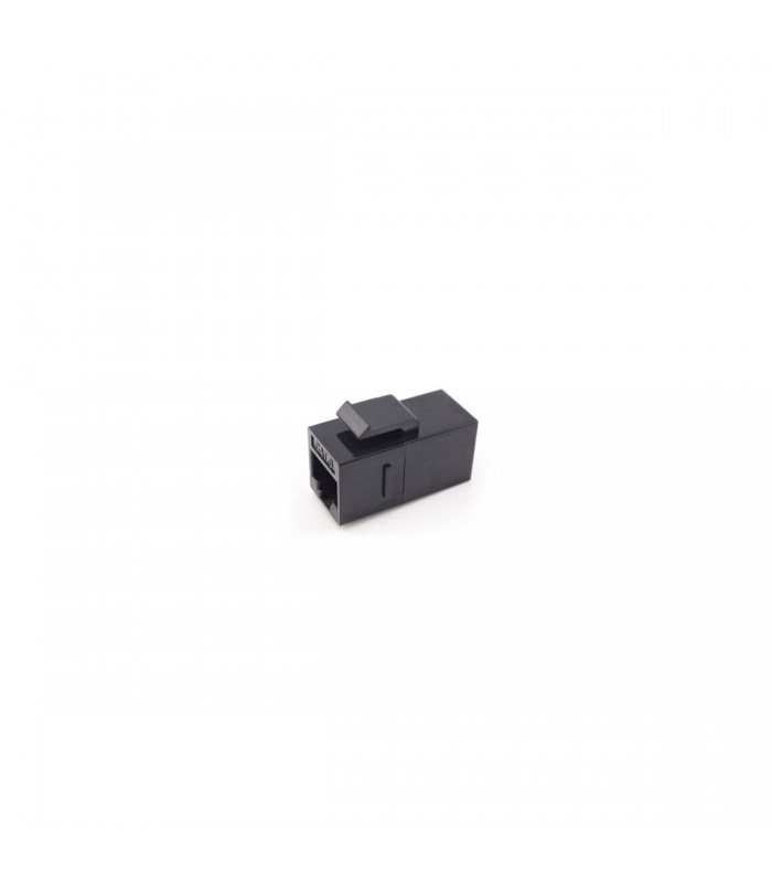 Global Tone Cat5E and Cat6 Inline Coupler, Keystone Type, Black