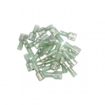 Terminaux déconnexion rapide Femelle Isolé Nylon, 25pcs, 16-14 AWG, .250