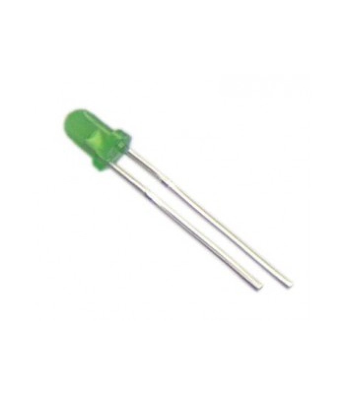 Global Tone LED 5mm Green Super Bright - Pack of 100