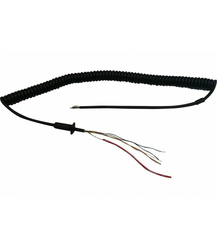 Replacement MIC CORD - 6 wire - 10 Ft Coiled - CB / Ham Radio