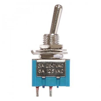 PureVolt  Interrupteur à levier miniature - S.P.S.T. - ON/OFF - 125V - 6A