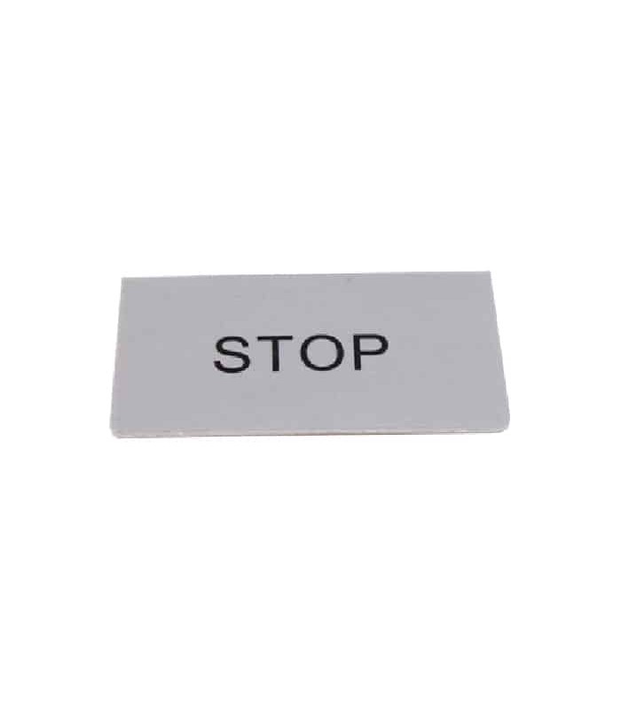 Étiquette STOP pour plaque NPB22-01C