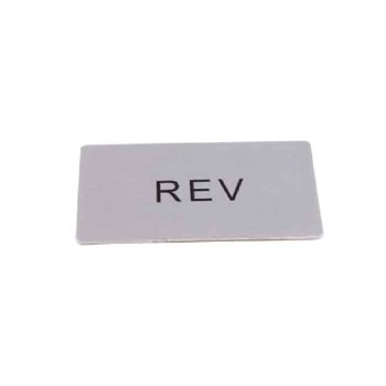 Étiquette "REV" pour plaque NPB22-01C