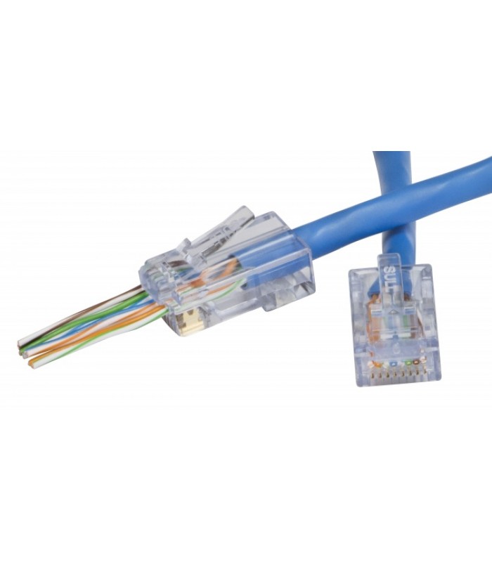 Connecteurs EZ-RJ45® CAT6 de Platinum Tools - Paquet de 50