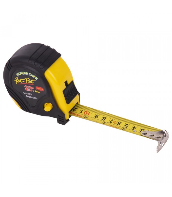 Fat-Pat Measuring Tape 25ft/7.5m x 1 in. Combo