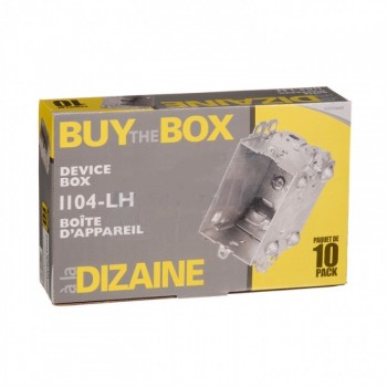 (1104L) Boîte de commutation profonde 2½ po de Electrimart - Boîte de 10