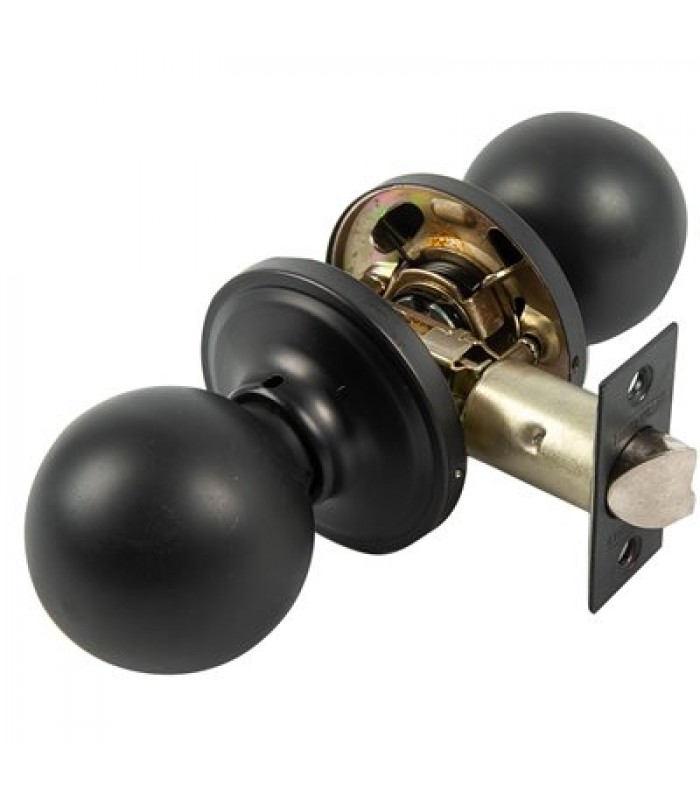 Tough Guard Door Lock Knob Passage Black