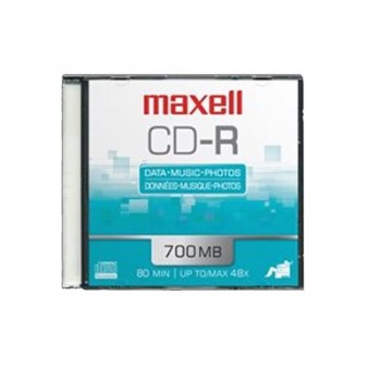 Maxell 700MB 48X CD-R slim Jewel case - Single