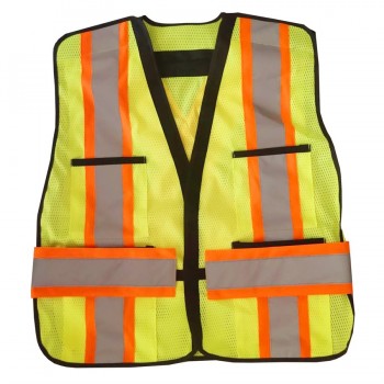 Veste De Sécurité Détachable En 5-Points Hi-Vis Jaune (U)