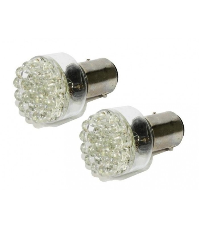 Global Tone 1157 19 x LED Turn Signal Brake Car Lights Bulbs White