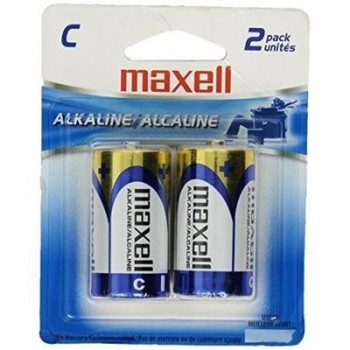 Maxell C Alkaline Battery - 2 Pack