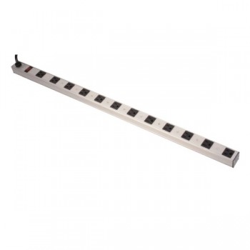 Wellson 12 outlet power strip 15A 3ft cord 3/14awg