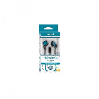 Maxell Color Buds With Mic Stereo CBM-B5 -  Blue 
