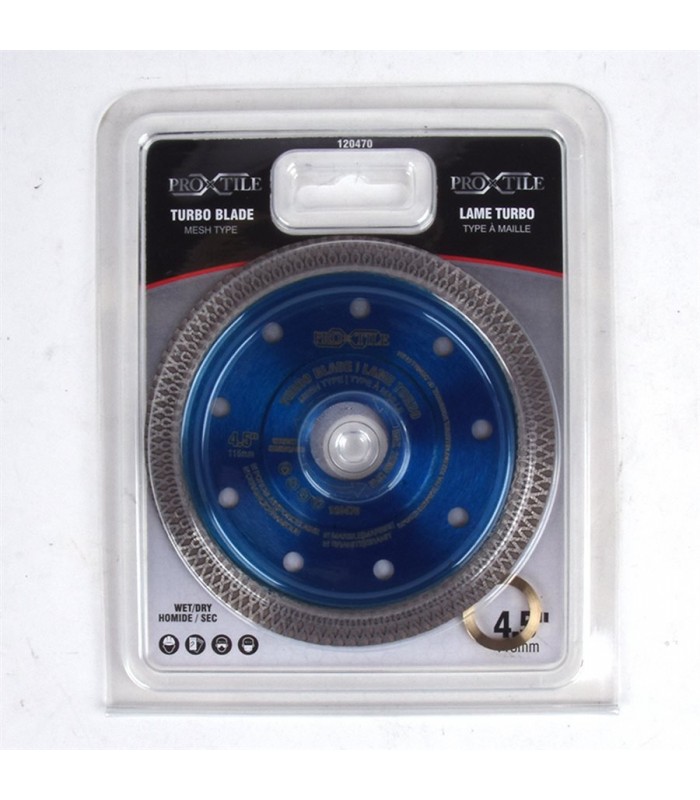 Tooltech Workbench Contractor Grade Mesh Rim Diamond Saw Blade Extra Turbo 4-1/2 in.