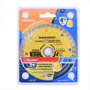 Tooltech Workbench Lame 4-1/2 po Fritté Turbo Diamond