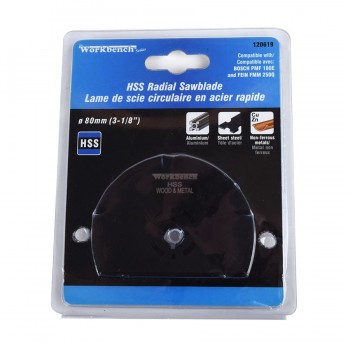 Workbench Oscillating Radial Blade BIM 3 7/16in (87mm) With BQ Arbor