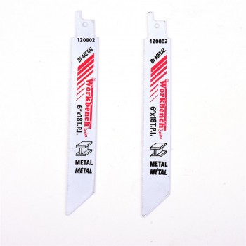 Lames de scie alternative 6 po. 18T Bi-Métal de Workbench - Paquet de 2