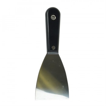 Pro-X-Tro Putty Knife 3 in Stiff Stainless Steel with Plastic Handle