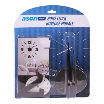 Ason Decor DIY Wall Clock - 500 x 500mm - Black