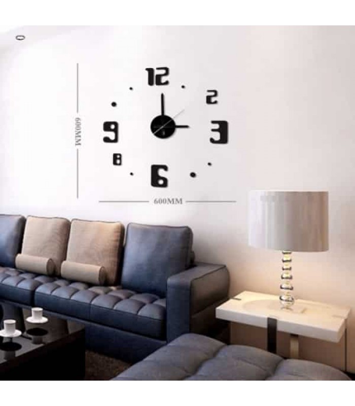 Ason Decor Horloge Murale Décorative Brune Chif./Num