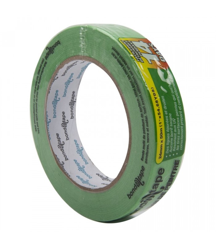 Bond-n-Tape Ruban de peintre vert 1 po (24 mm) x 50m