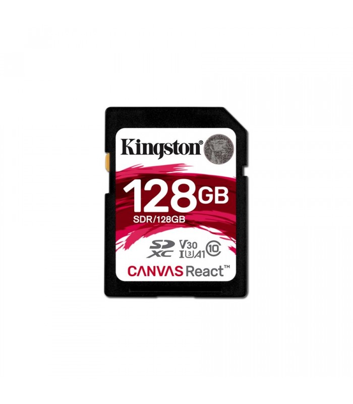 Kingston Canvas React 128GB UHS-I V30 SDHC