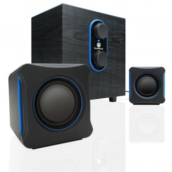 GOgroove SonaVERSE LBr Système haut-parleur 2.1 USB