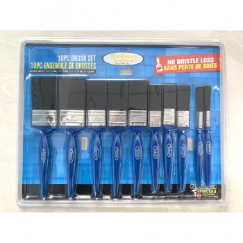 Ensemble de pinceaux sans perte de soies Toolway - 10 pcs