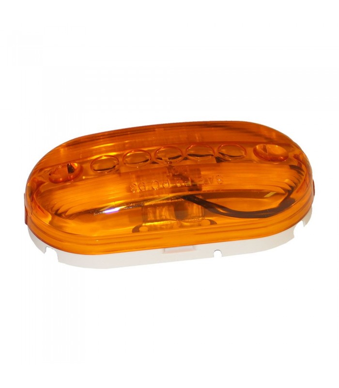 ATLAS Dbl Sealed Clearance Marker Light 4 L. X 2 W. X 1 H. Amber