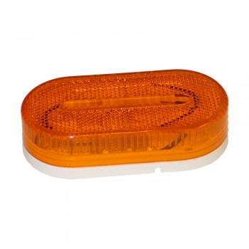 ATLAS Sealed Clearance Marker Light 4" L. X 2" W. X 1" H. Amber