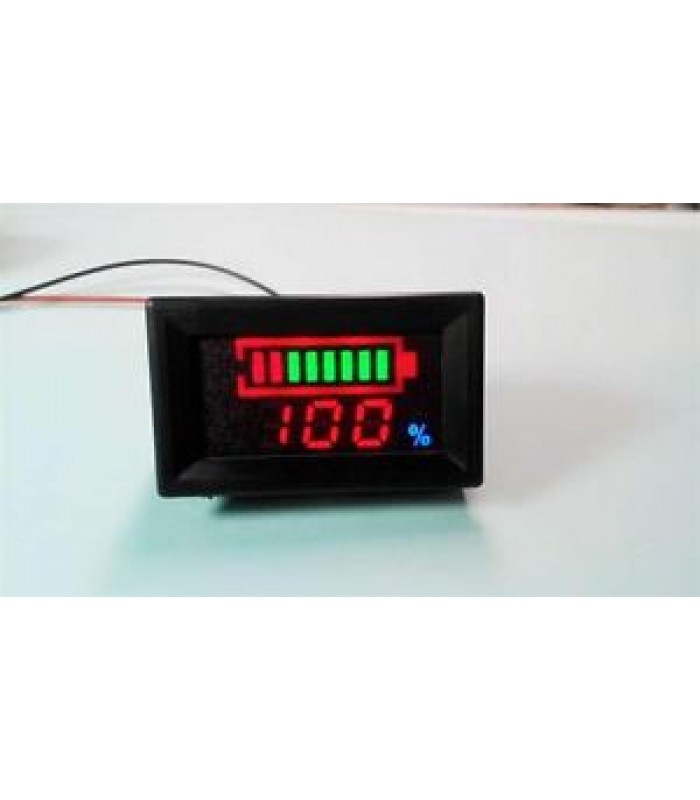 12V LED Digital Battery State Charge Indicator Meter Gauge