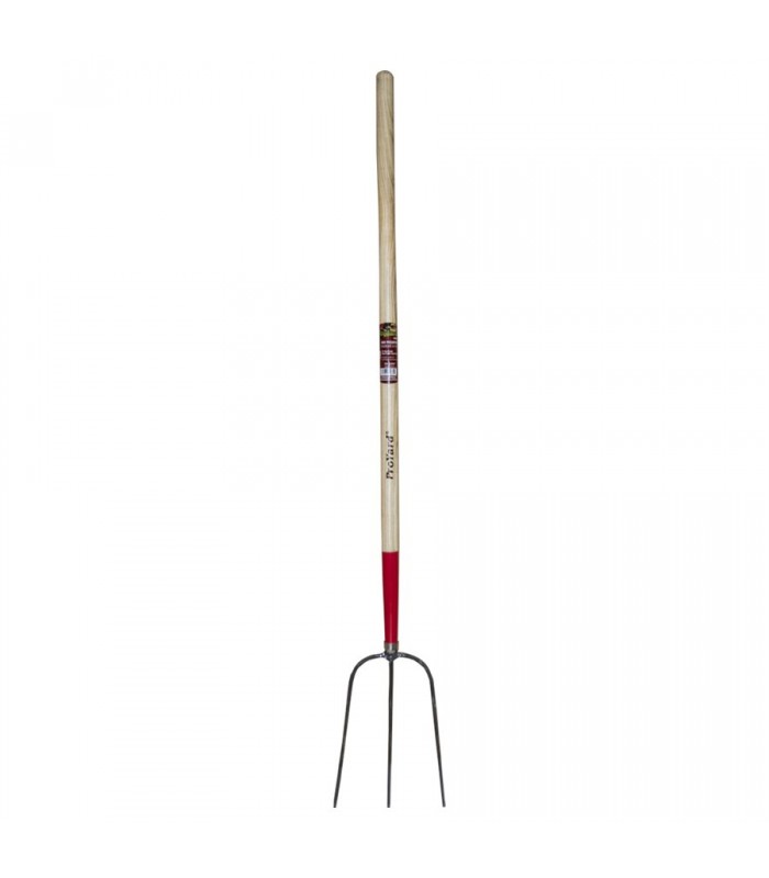 ProYard Hay Pitch Fork 3 Tines 48in Wood Handle