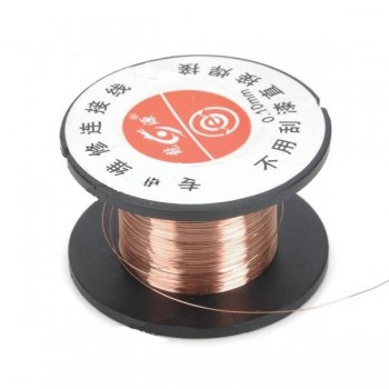 Bobine Fil de Cuivre 0,1mm Pour Réparation Circuit imprimé - 20m