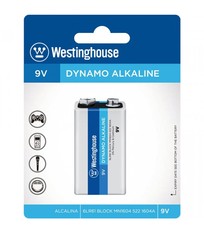 Westinghouse 9V Dynamo Alkaline batterie