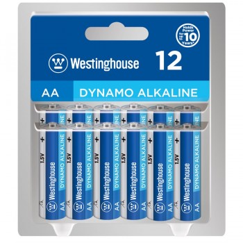 Westinghouse AA Dynamo Alkaline Battery - 12 Pack