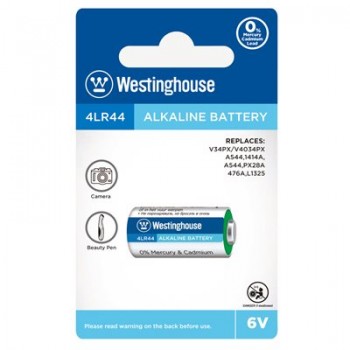 Westinghouse Battery 6V 476A 4LR44 
