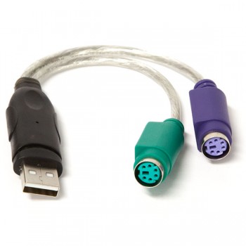 RedLink USB Male to 2 X PS2 Female Adapter