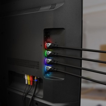 Monster 1,8m HDMI DEL Mauve Haute Vitesse 4K 