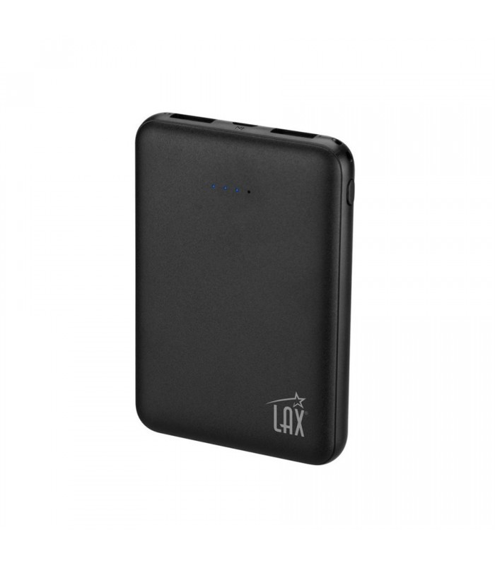 Banque dalimentation compacte LAX caoutchoutée 6600mAh double USB