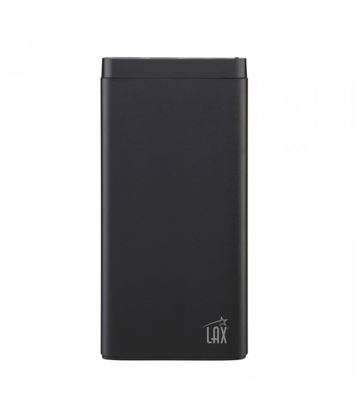 LAX Pro 12000mAh Power Bank with 2 High Speed USB Ports - BLACK