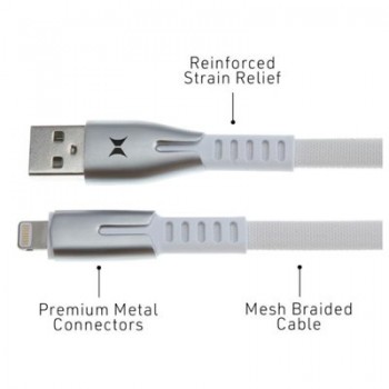 XTREME 10ft Lightning Premium MFI Cable White