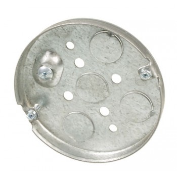 Toolway Round Outlet Box 1/2 in. v 4 in. for ceiling lights