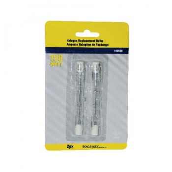 Toolway Halogen Bulb T3 78mm 150 Watts 120V - Twin Pack