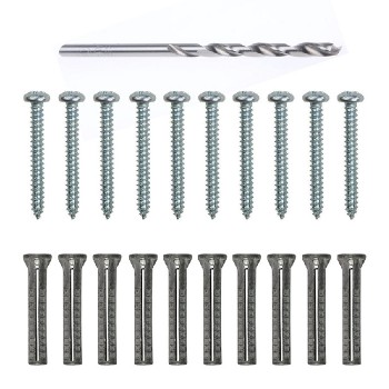 Cobra Cheville de plomb avec vis #10-14 et mèche 5/16" - Paquet de 10