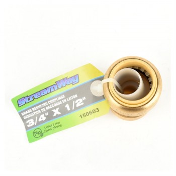 Reducteur 3/4 po vers 1/2 po sans plomb de StreamWay