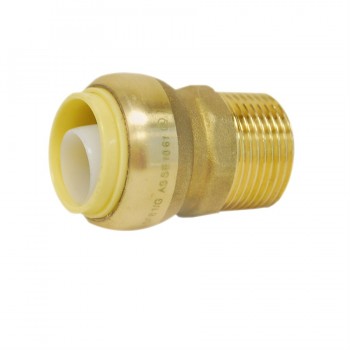 Connecteur mâle 3/4 po x 3/4 po MNPT droit sans plomb de StreamWay