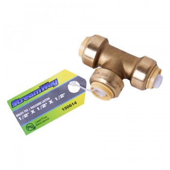 Connecteur en T 1/2 po. Push-Fit de StreamWay