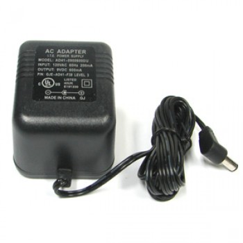 Adaptateur 9VCC - 0.6A - 2.1mm - Centre positif