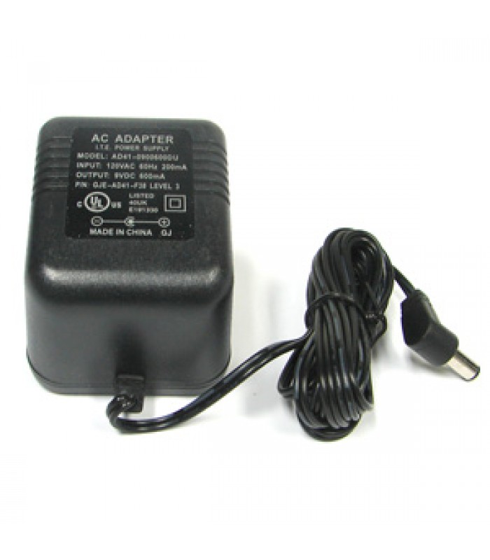 Adapter 9VDC - 0.6A - 2.1mm - Positive Center