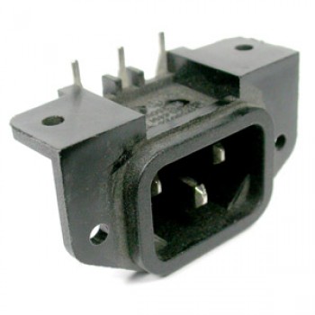 Ac Male Plug Pc Mount 90 Degree